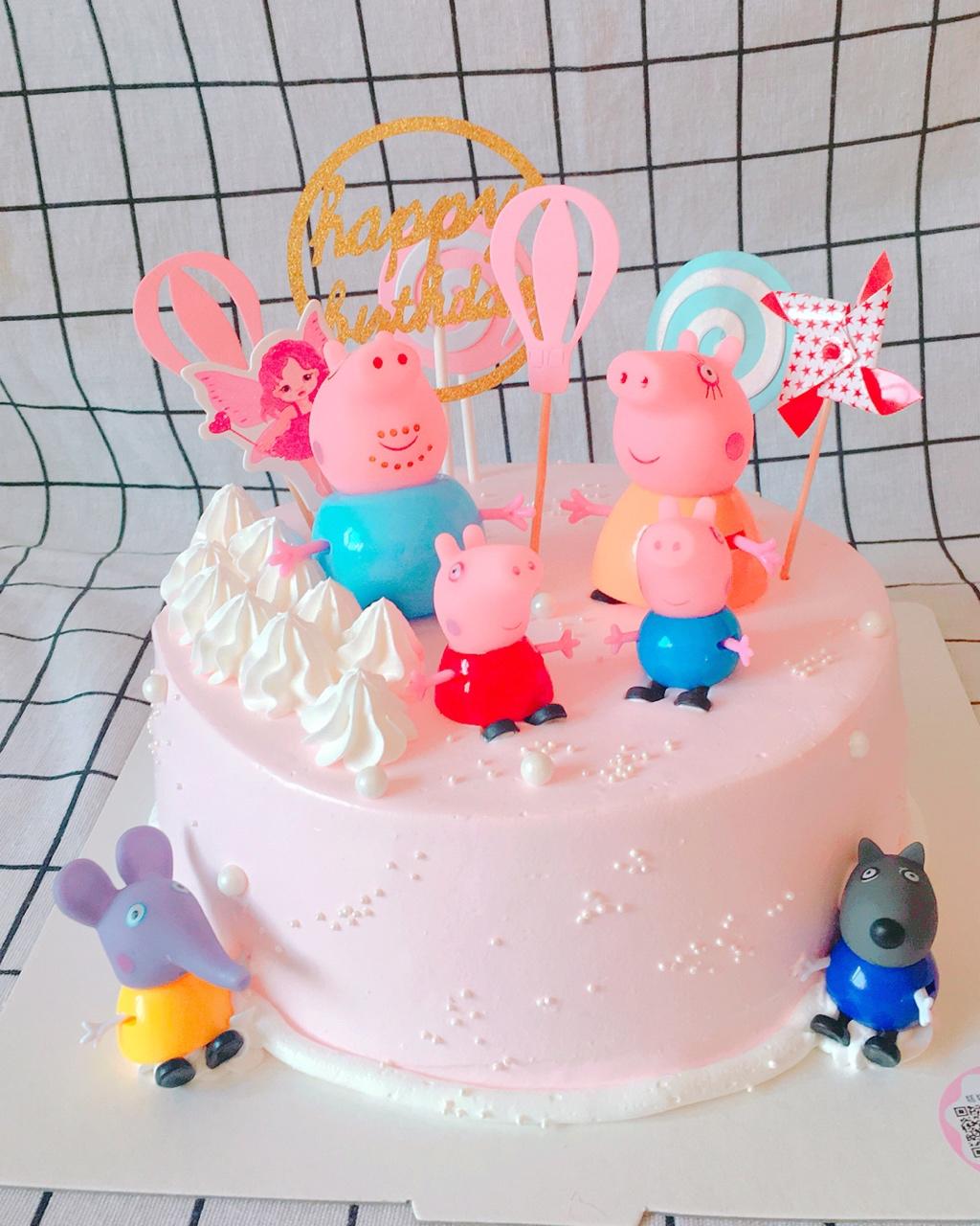 小猪佩奇蛋糕