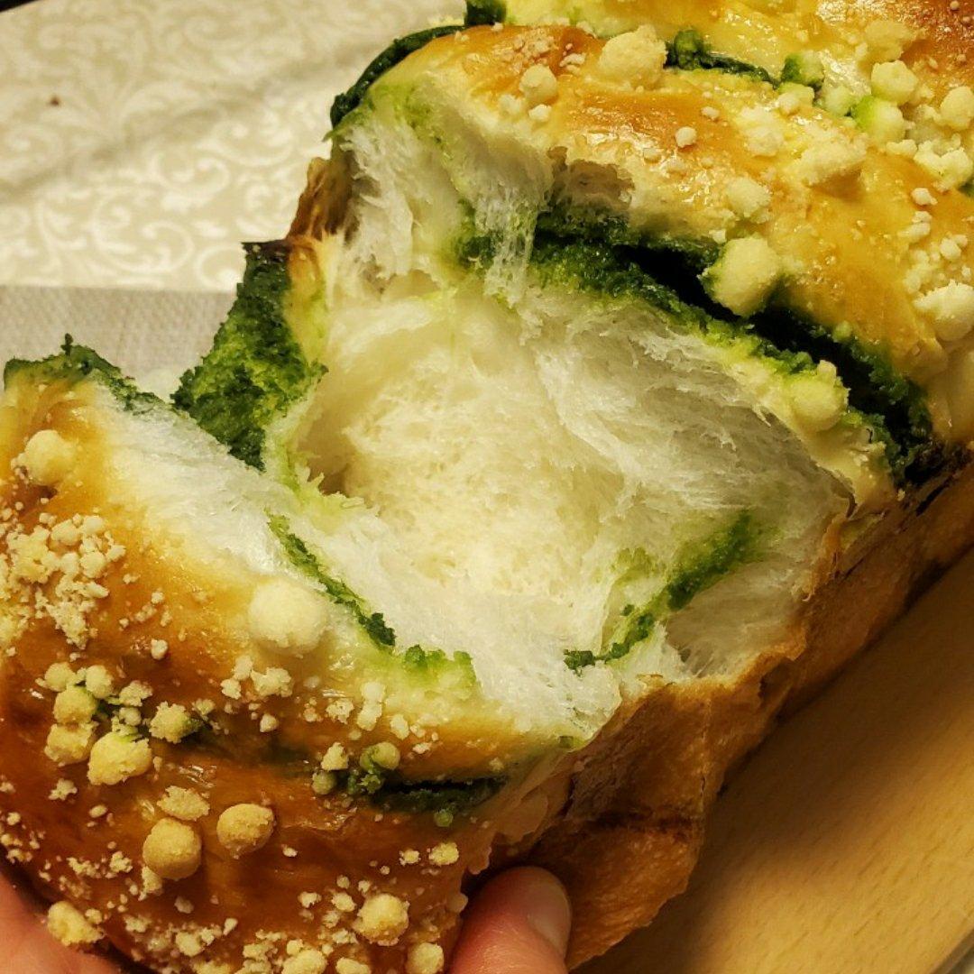 抹茶奶酥吐司