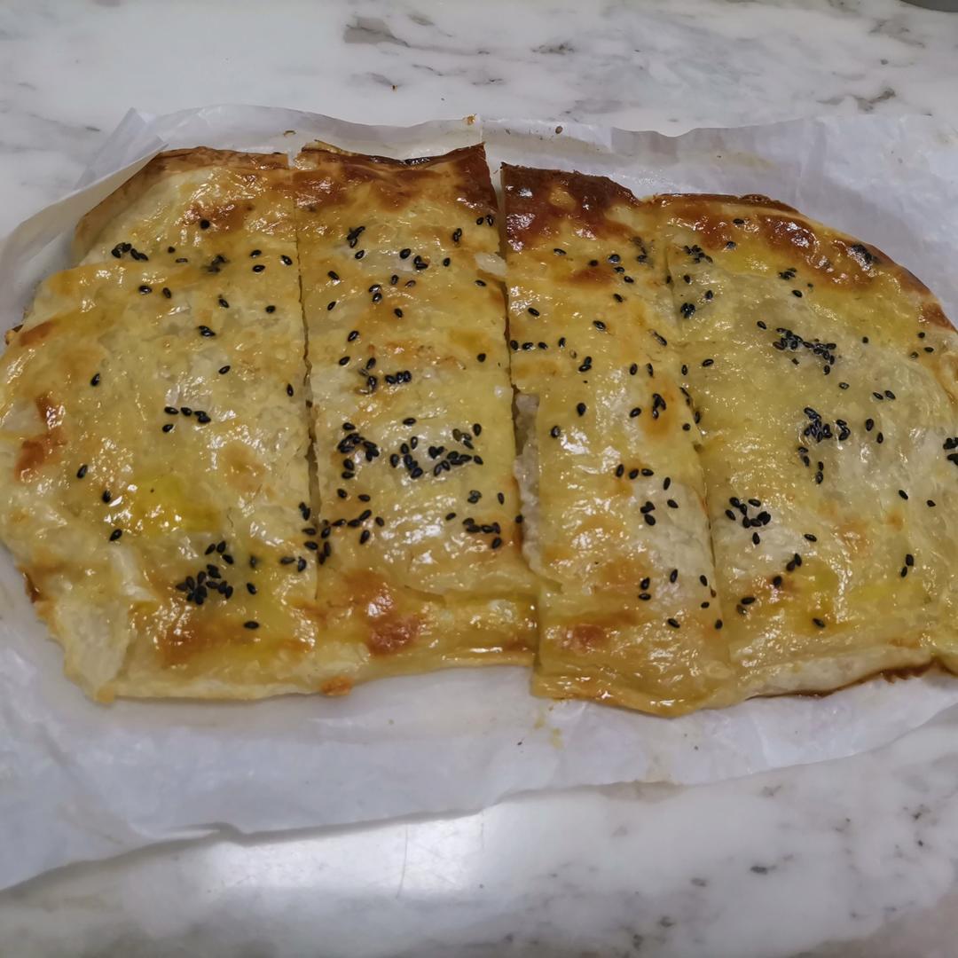 万能手抓饼👉能拉丝的手抓饼香蕉酥❗️巨好吃