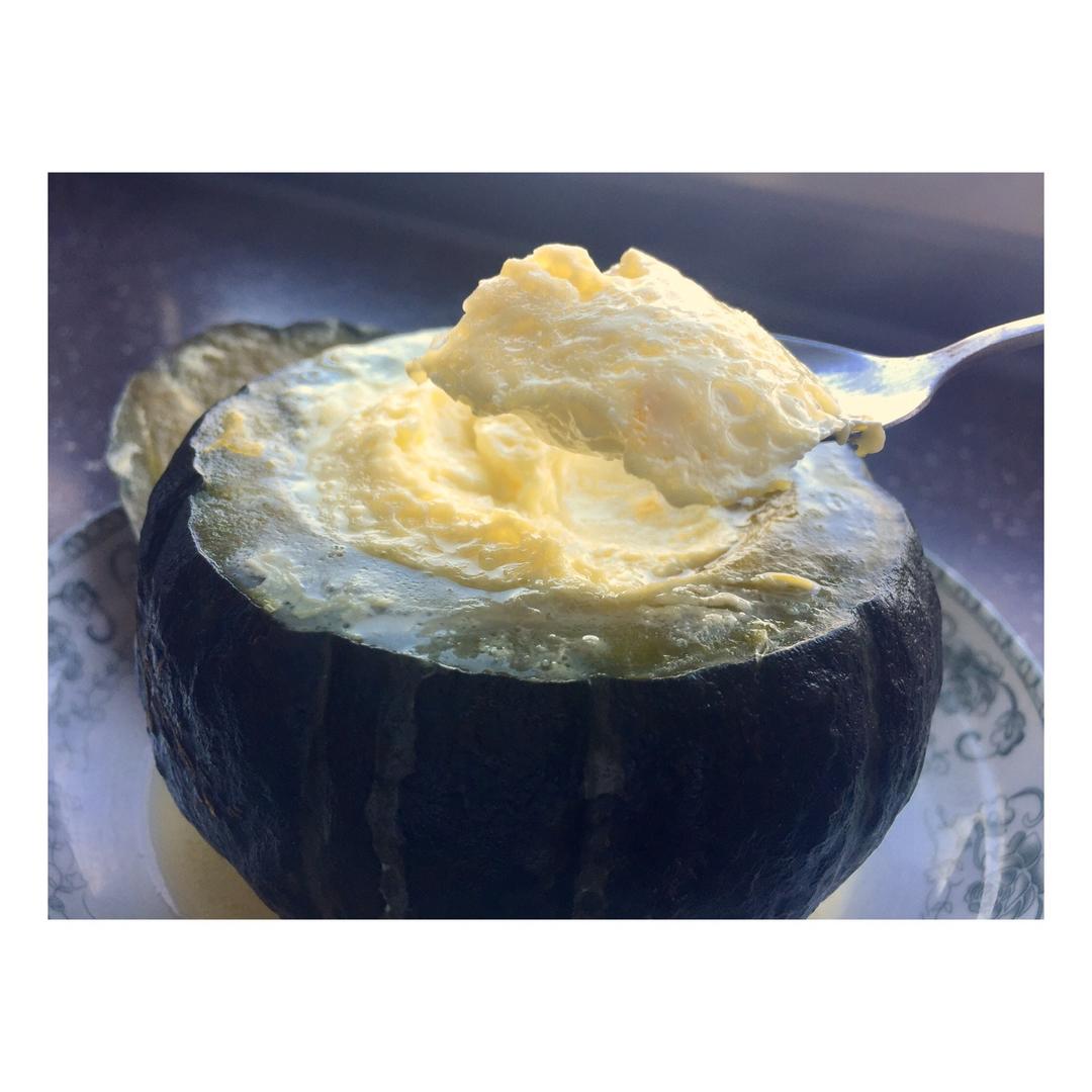 小南瓜牛奶蒸蛋