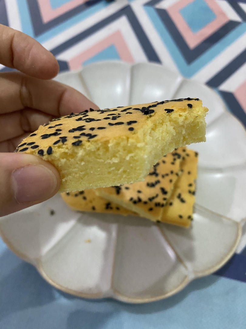 超简单脆皮蛋糕~老式全蛋蛋糕&不分蛋~意外收获🔥