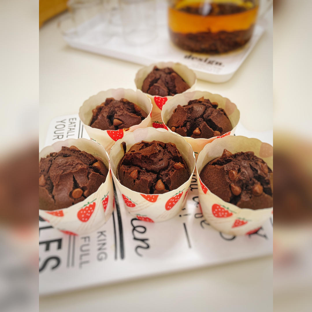 巧克力马芬纸杯蛋糕