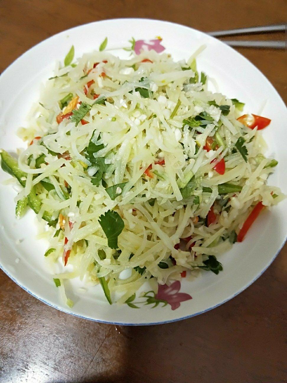 爽口炝拌土豆丝