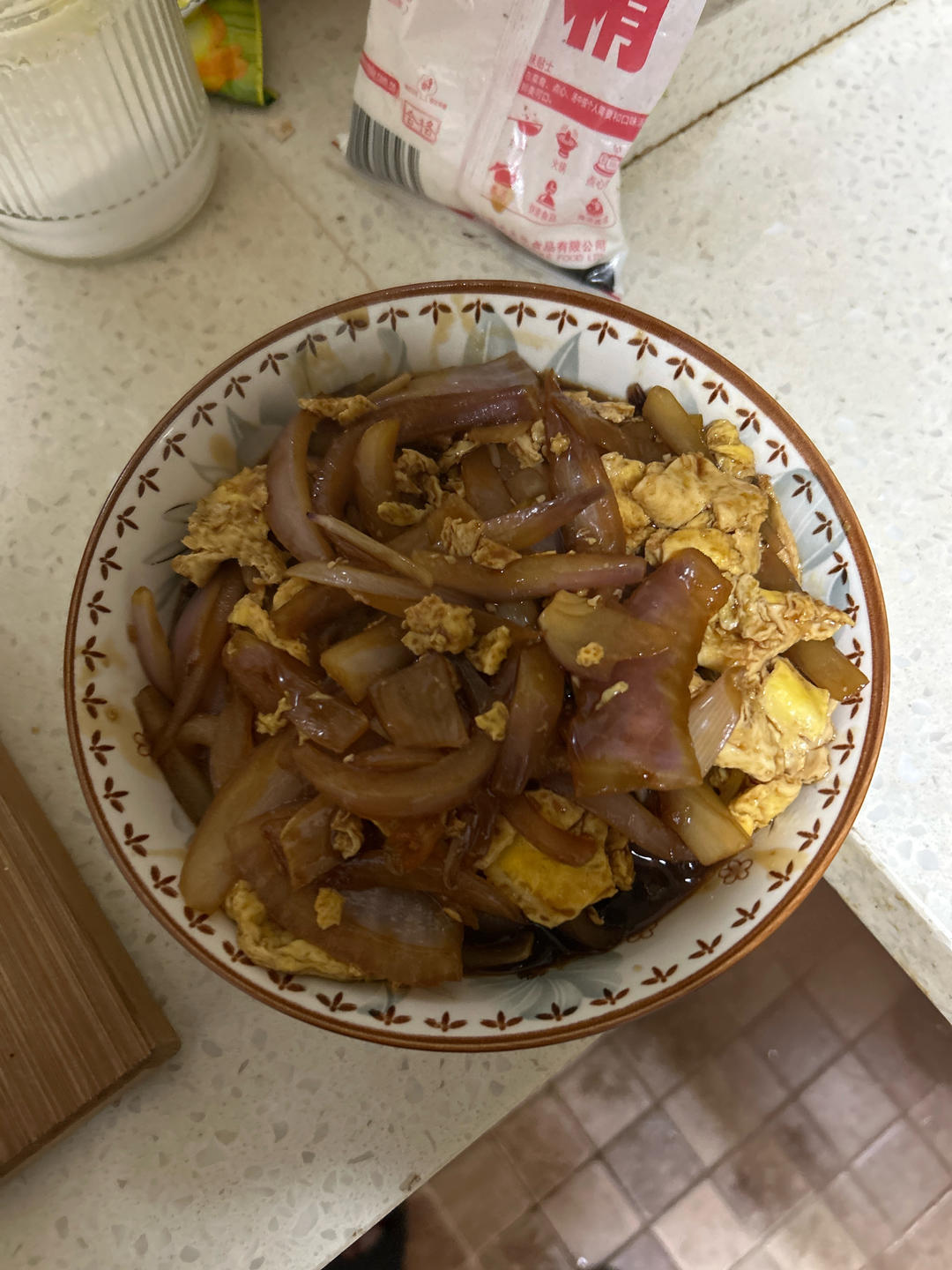洋葱炒鸡蛋