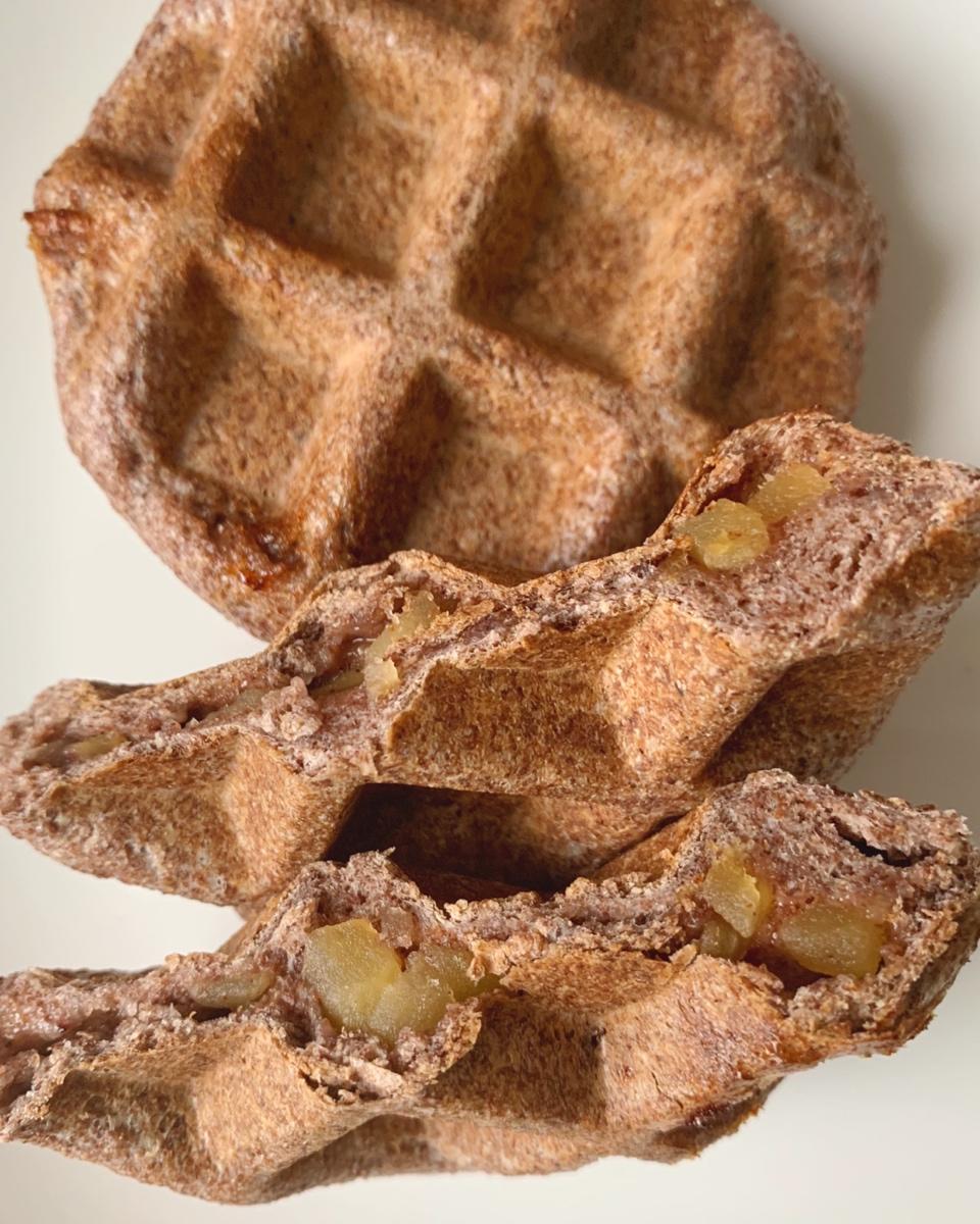 黑麦华夫饼（无糖无油）