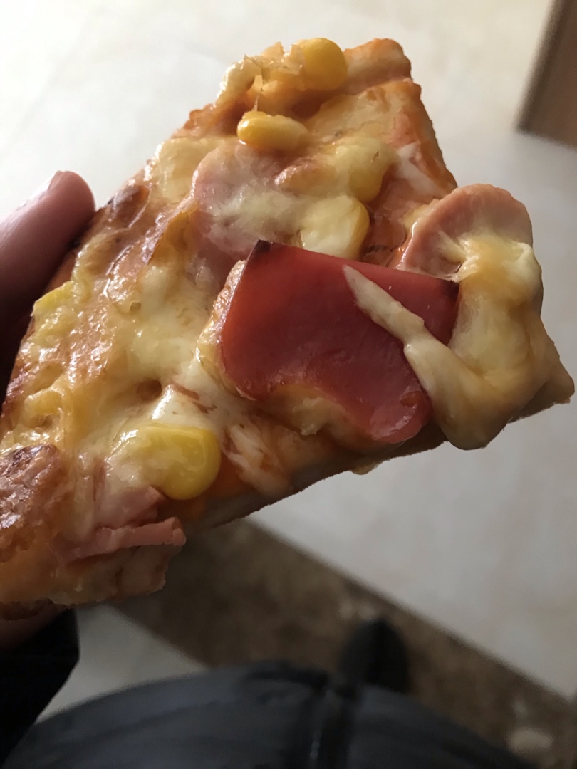 培根鲜虾披萨