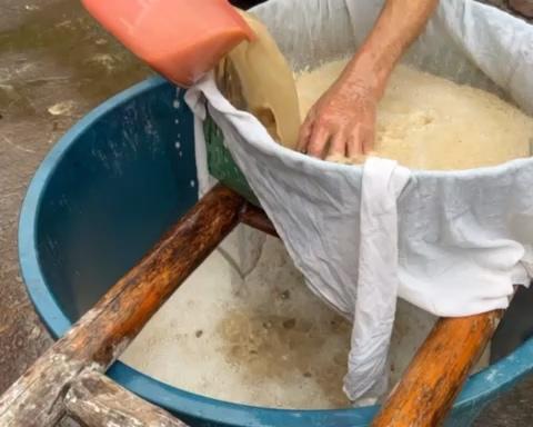 农家红薯粉制作过程的做法