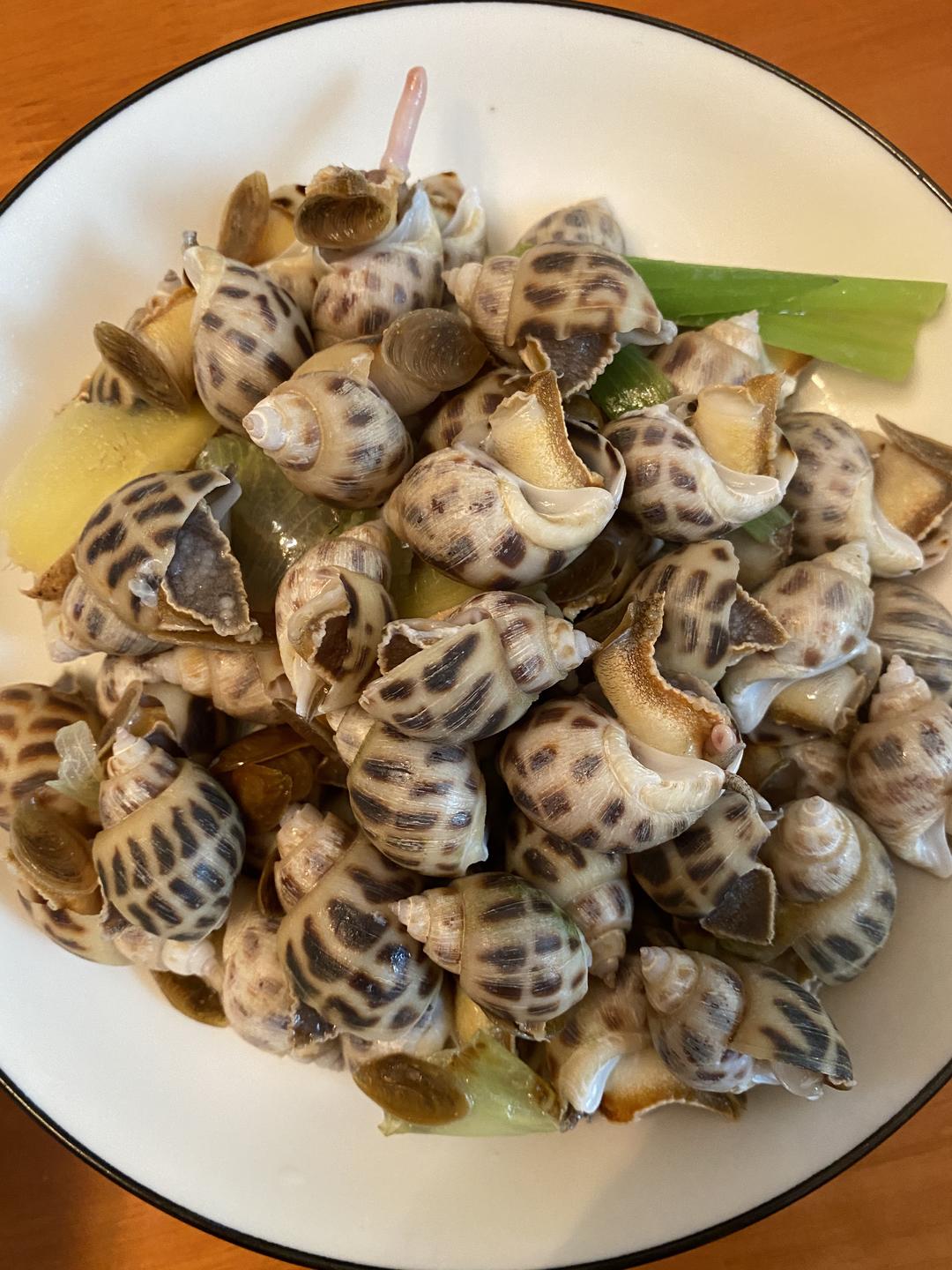 嫩煮花螺的做法