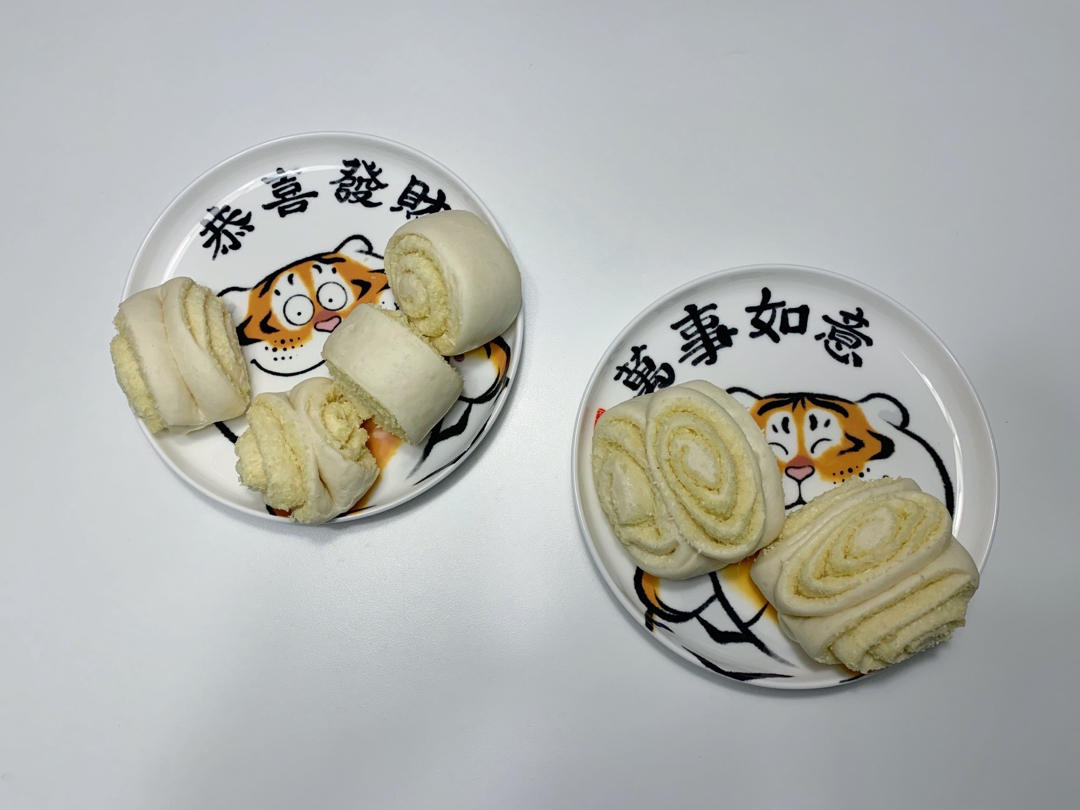 椰蓉花卷馒头-格瑞美厨GOURMETmaxx