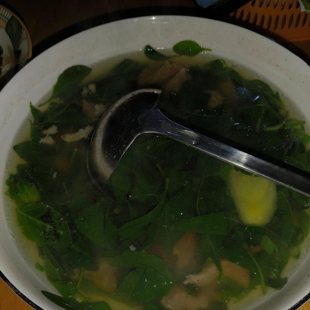 枸杞叶瘦肉汤（客家风味）