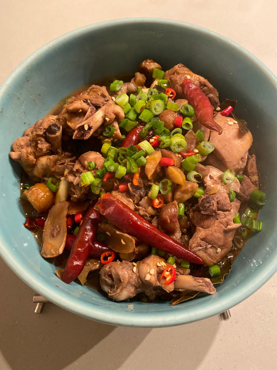 地锅鸡+自制红油【曼食慢语】