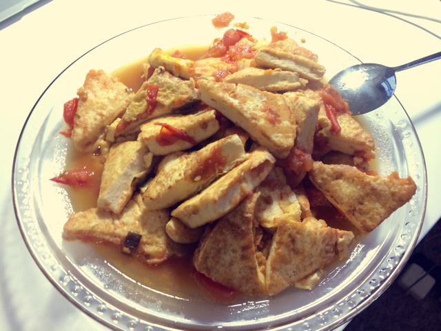 西红柿烧豆腐