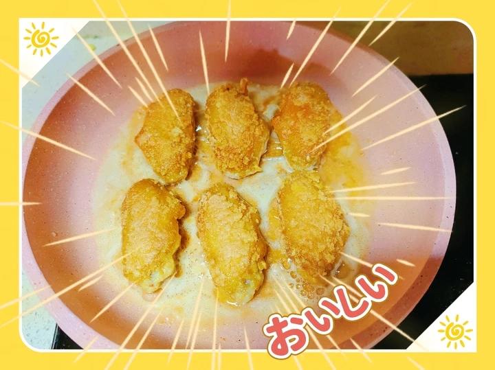 免烤箱，不用油炸，巨好吃的脆皮蛋黄鸡翅