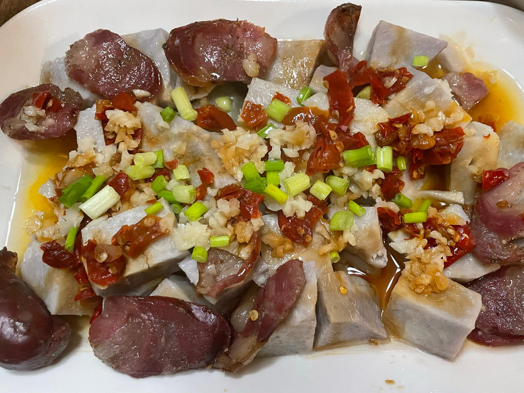 葱香蒸芋头，零失败易上手！