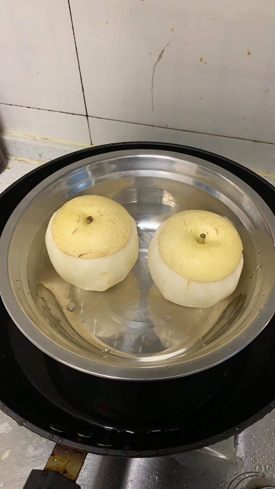 冰糖雪梨的做法