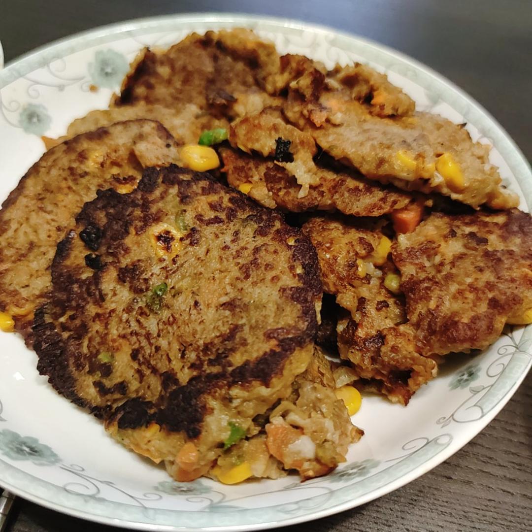 莲藕牛肉饼
