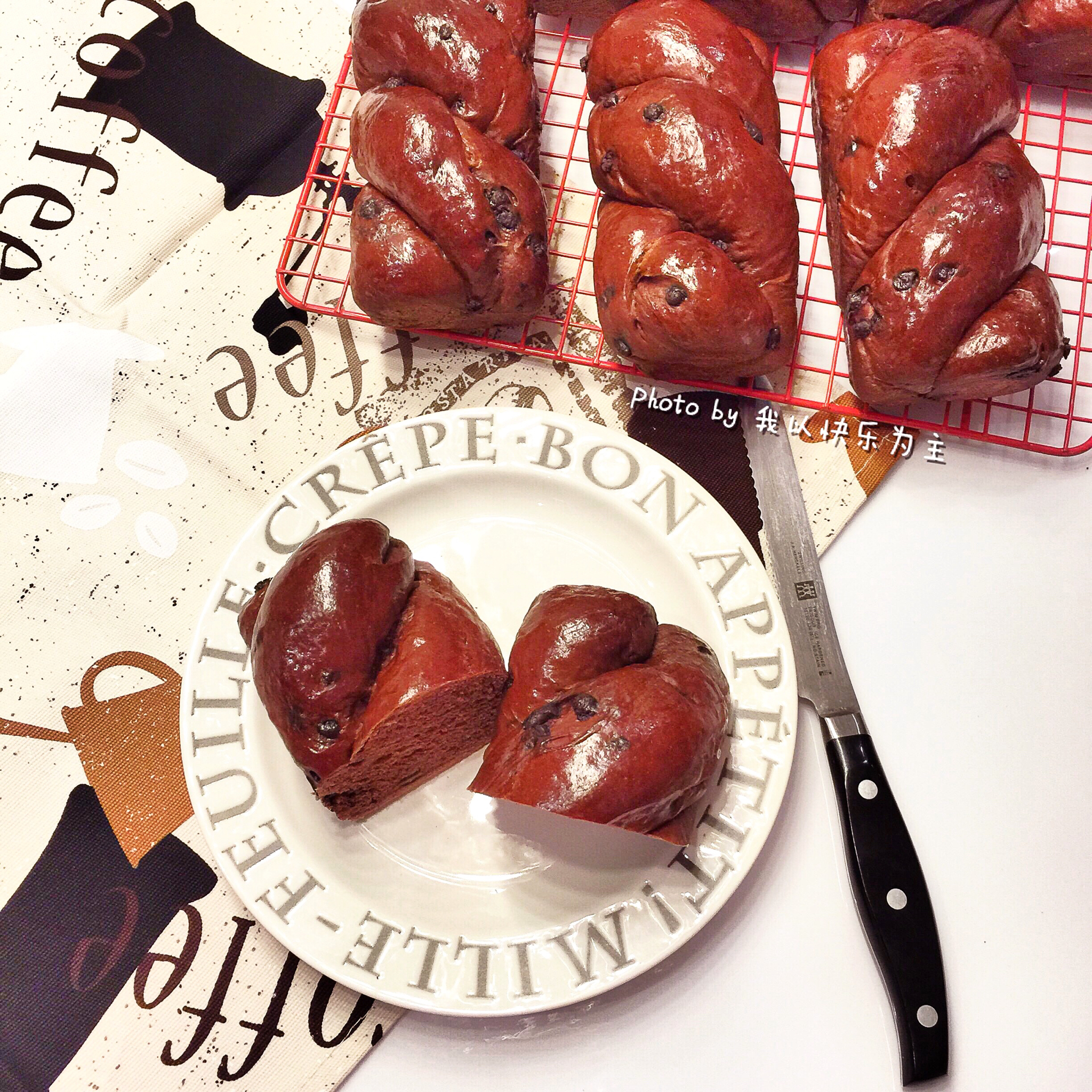 巧克力豆可可小吐司