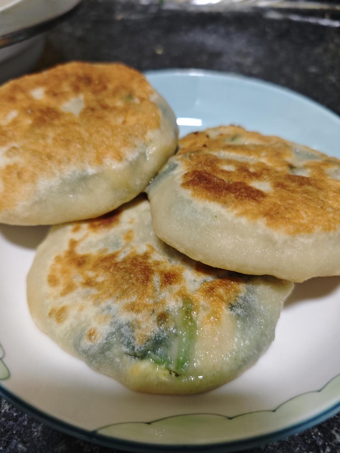 菠菜鸡蛋馅饼