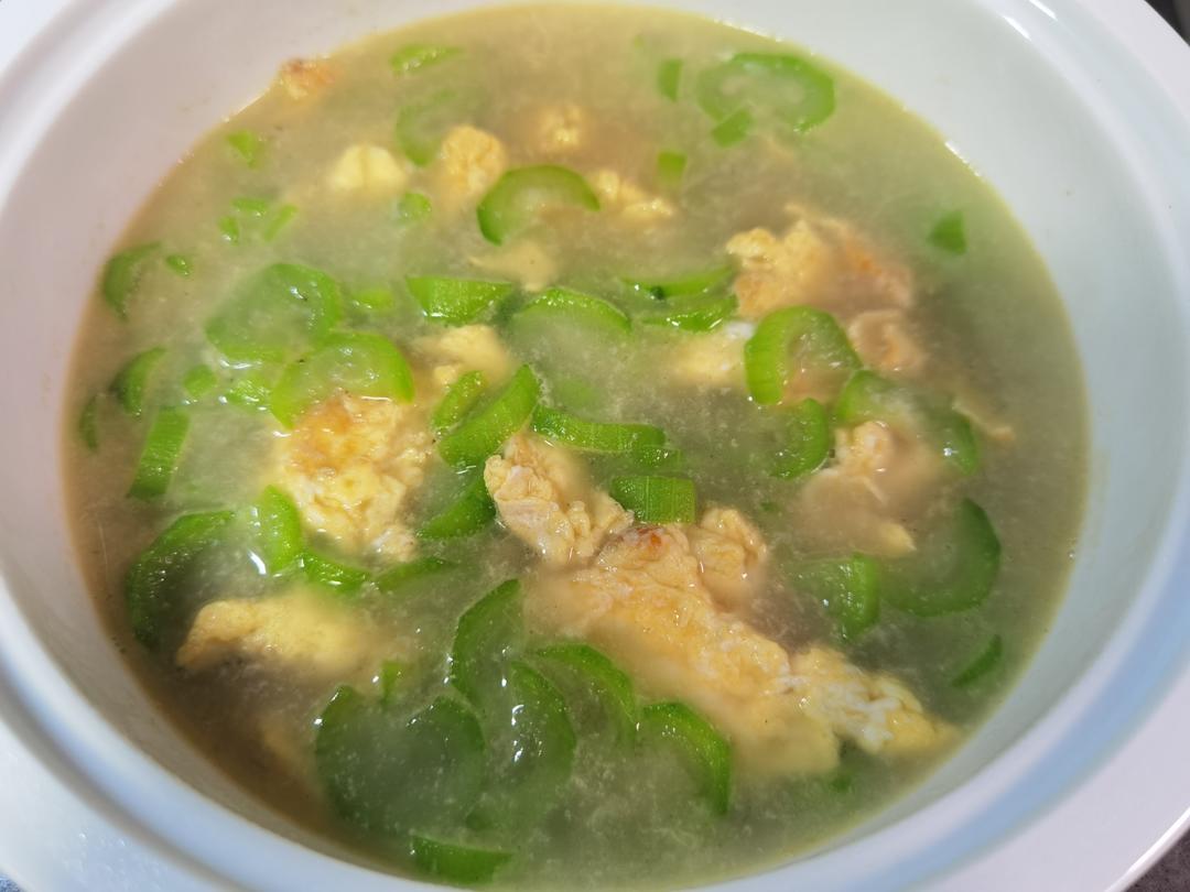 丝瓜鸡蛋汤