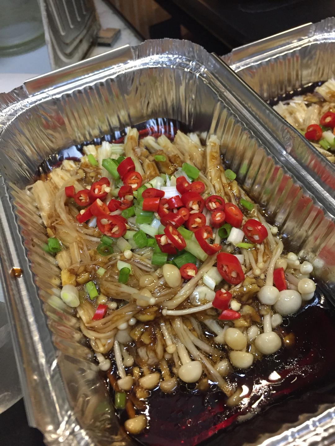 锡纸金针菇（烤箱版）的做法