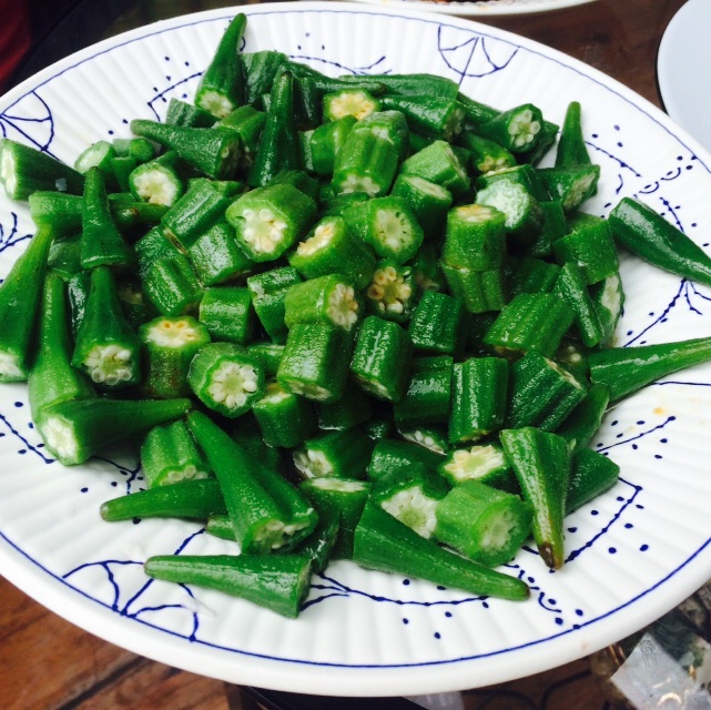 【白灼秋葵】清爽简单