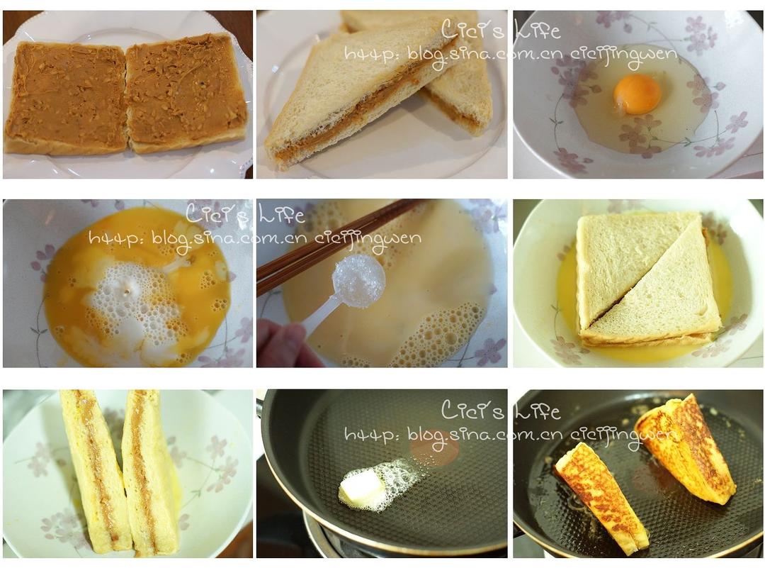 步骤图 花生酱西多士的做法 花生酱西多士的做法步骤 早餐 下厨房
