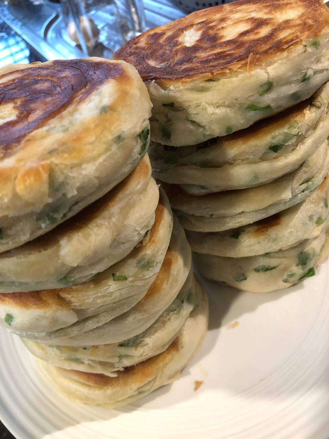 发面葱油酥饼