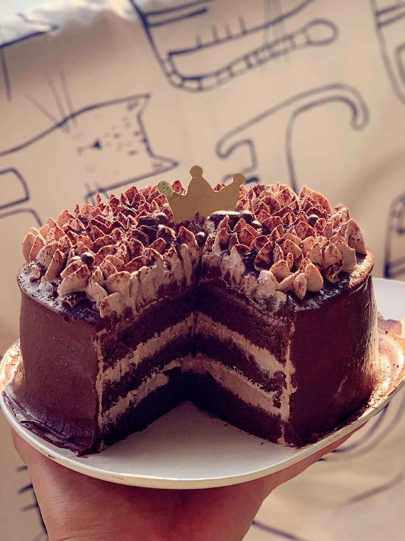 巧克力爆浆戚风