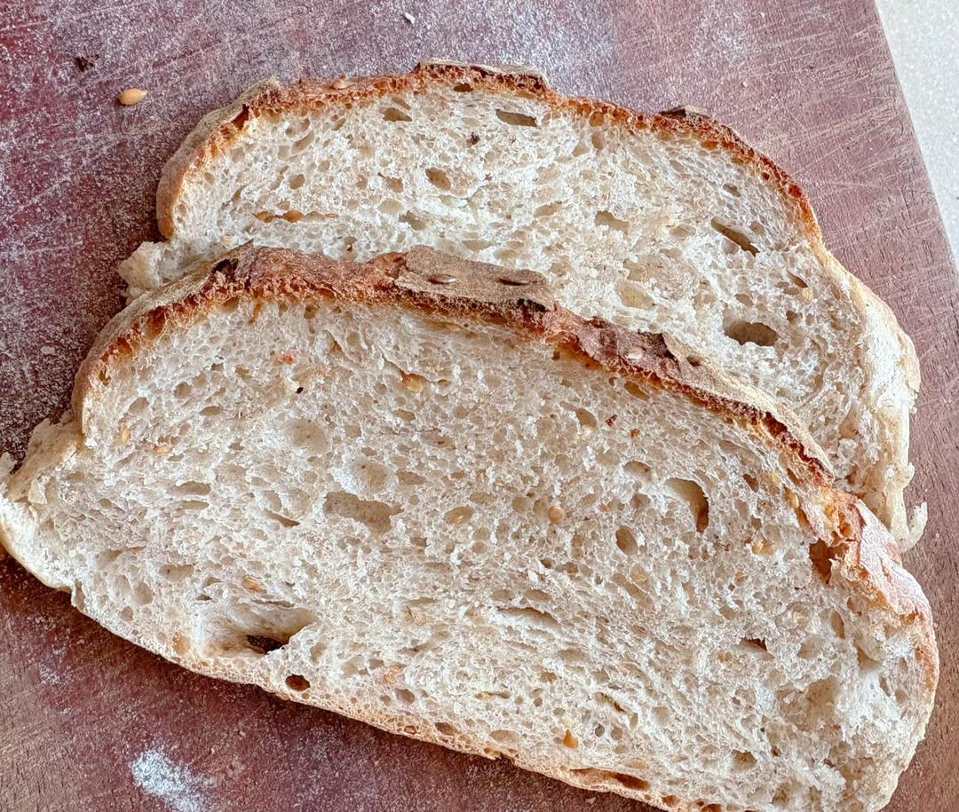 免揉💯无糖无油全麦欧包㊙️健康主食 越吃越香