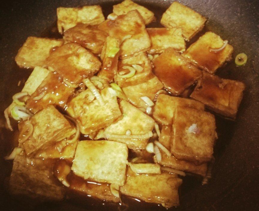 蚝油嫩豆腐