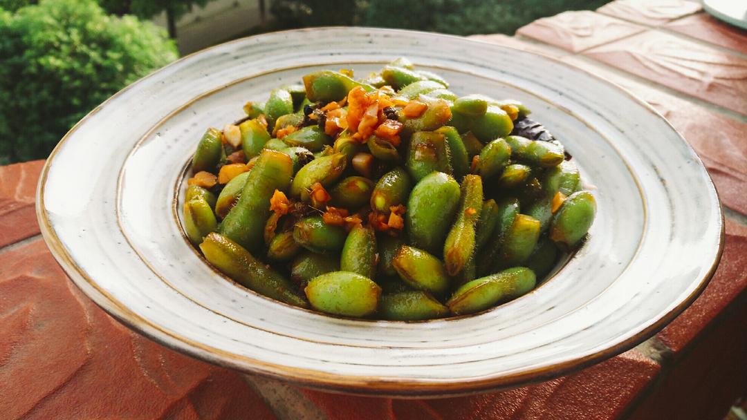 武汉夏夜狂欢菜 | 凉拌毛豆