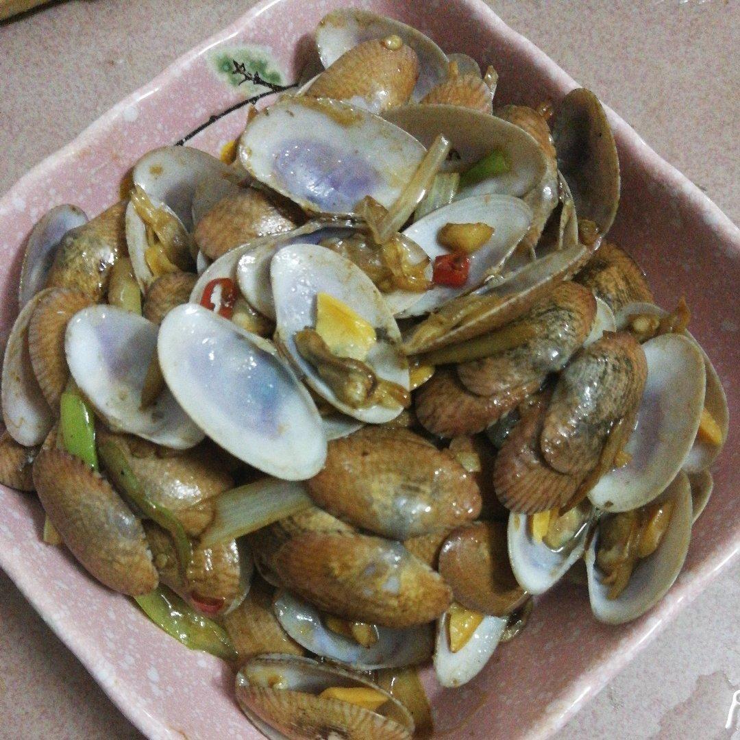 爆炒花甲
