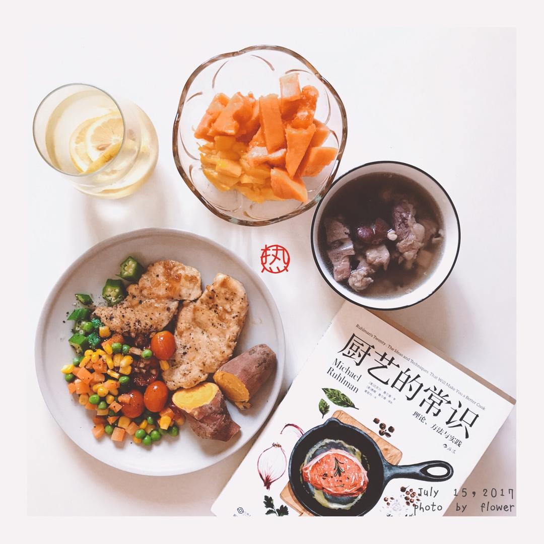 酷炫屌炸天好吃的煎鸡胸肉（香蒜蜂蜜煎鸡胸肉）