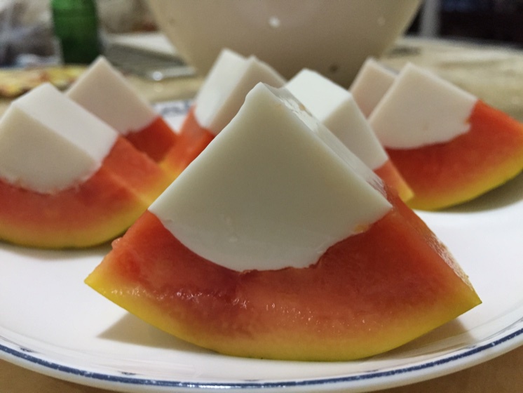 木瓜椰奶冻