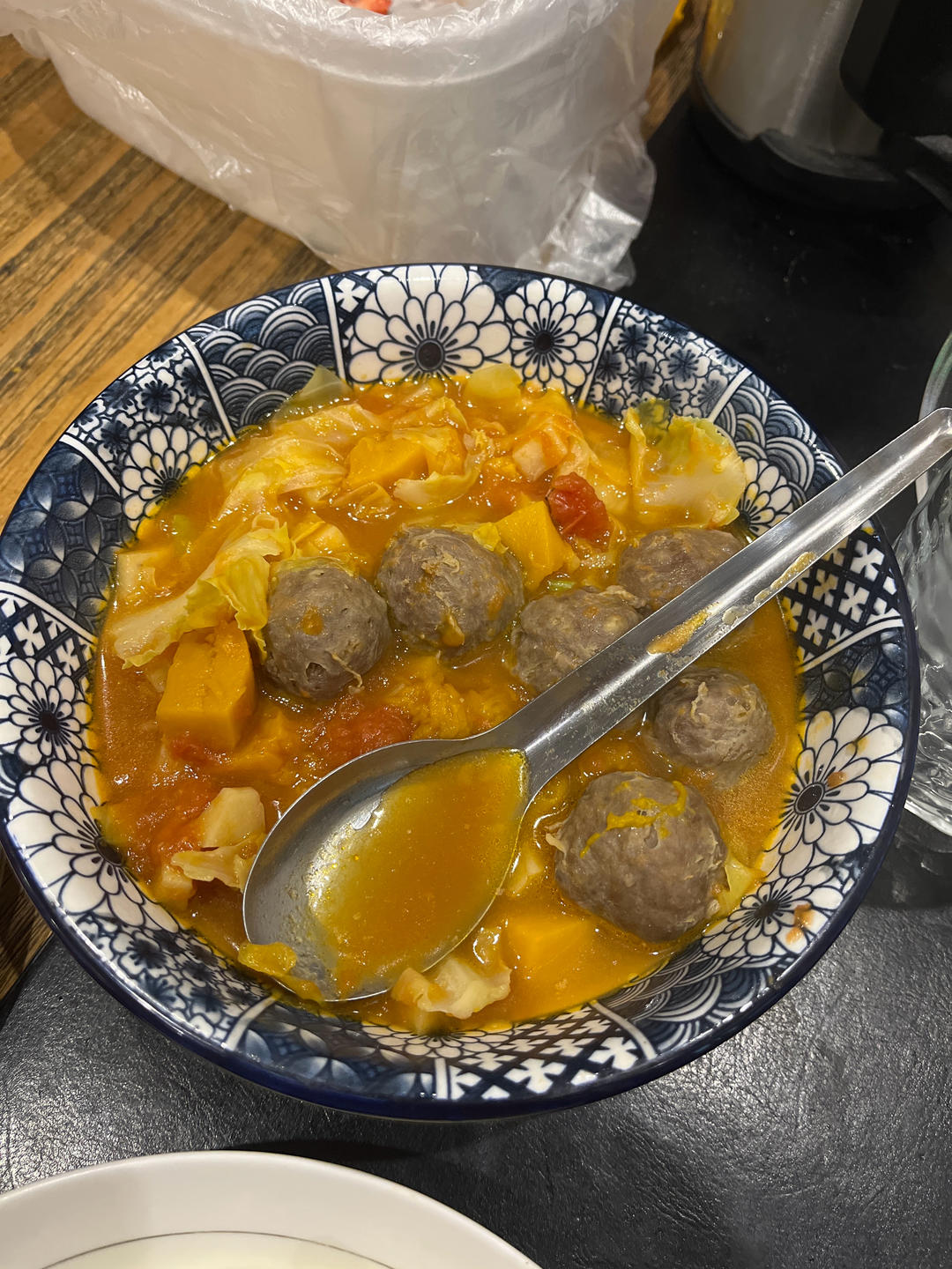 番茄土豆牛肉丸