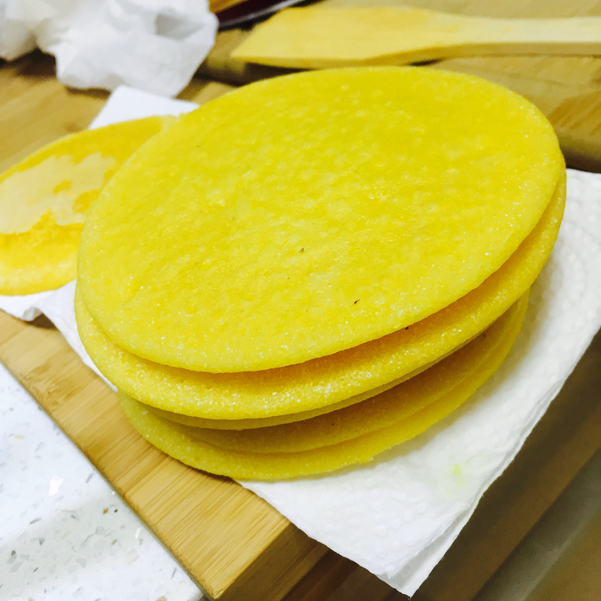无油玉米面饼