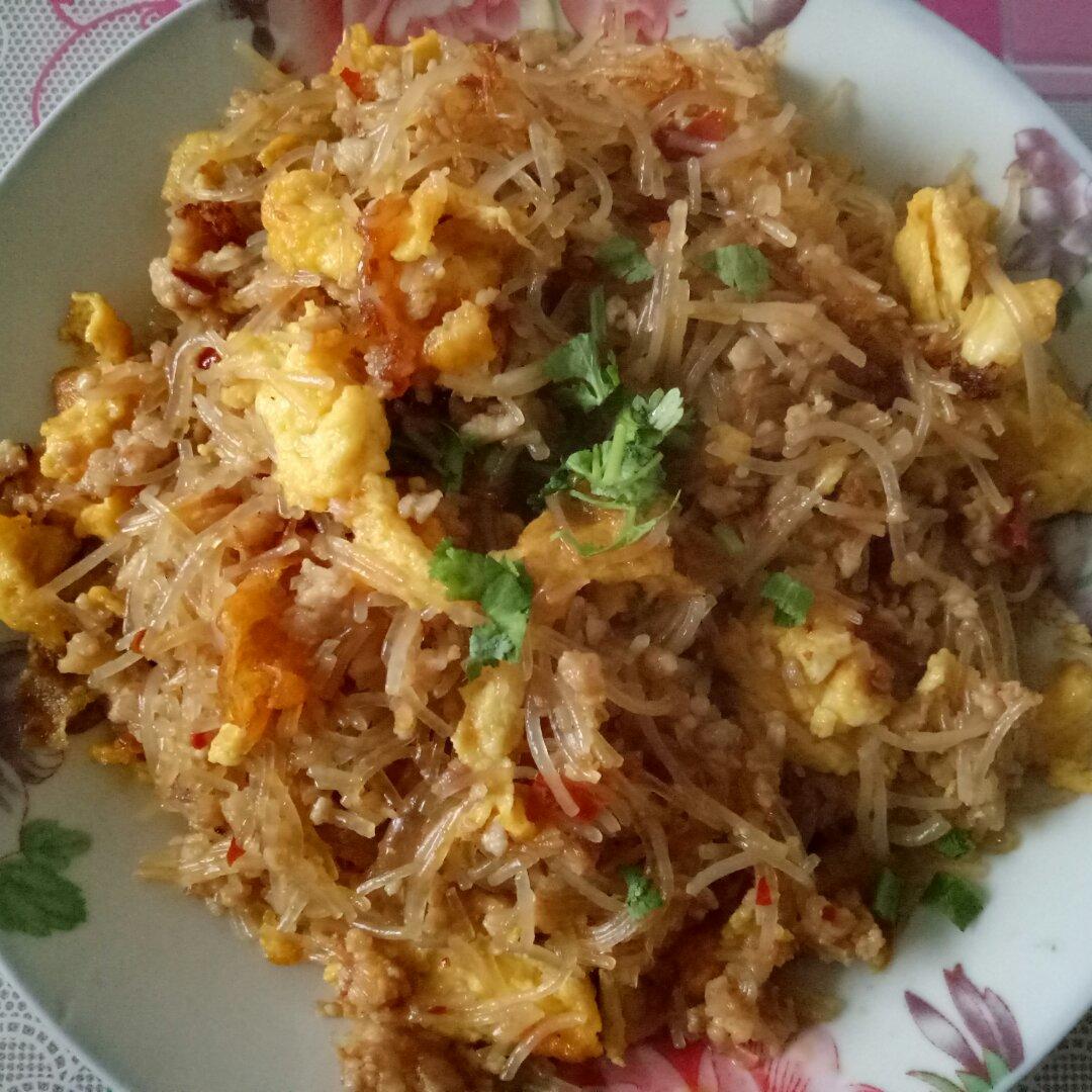 蚂蚁上树（肉末粉丝）