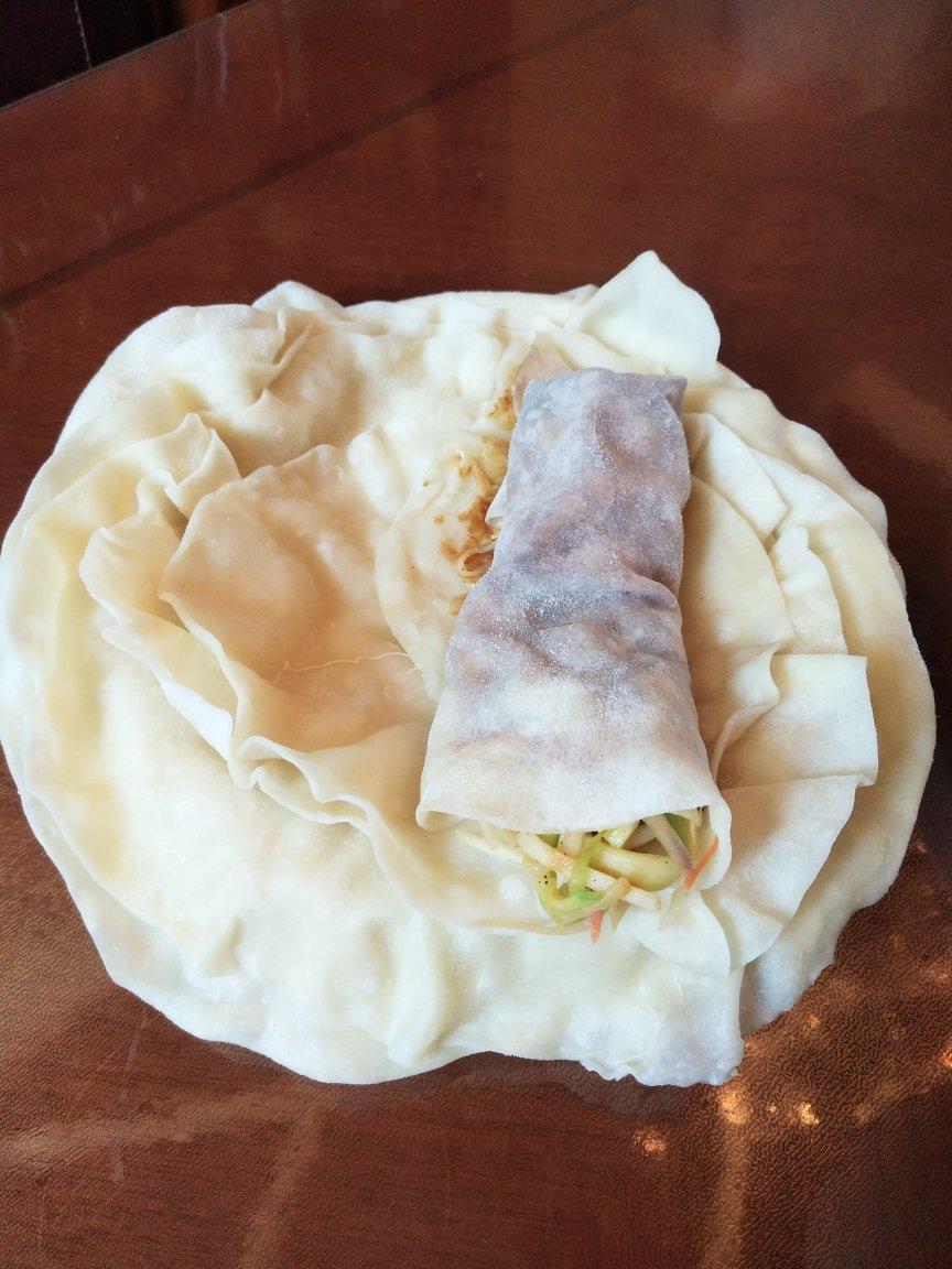 冰雪梅子做的荷叶饼,水单饼