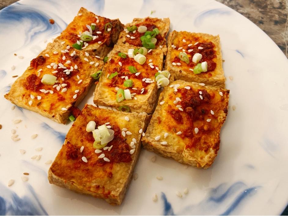 健康快手下午茶-烤豆腐