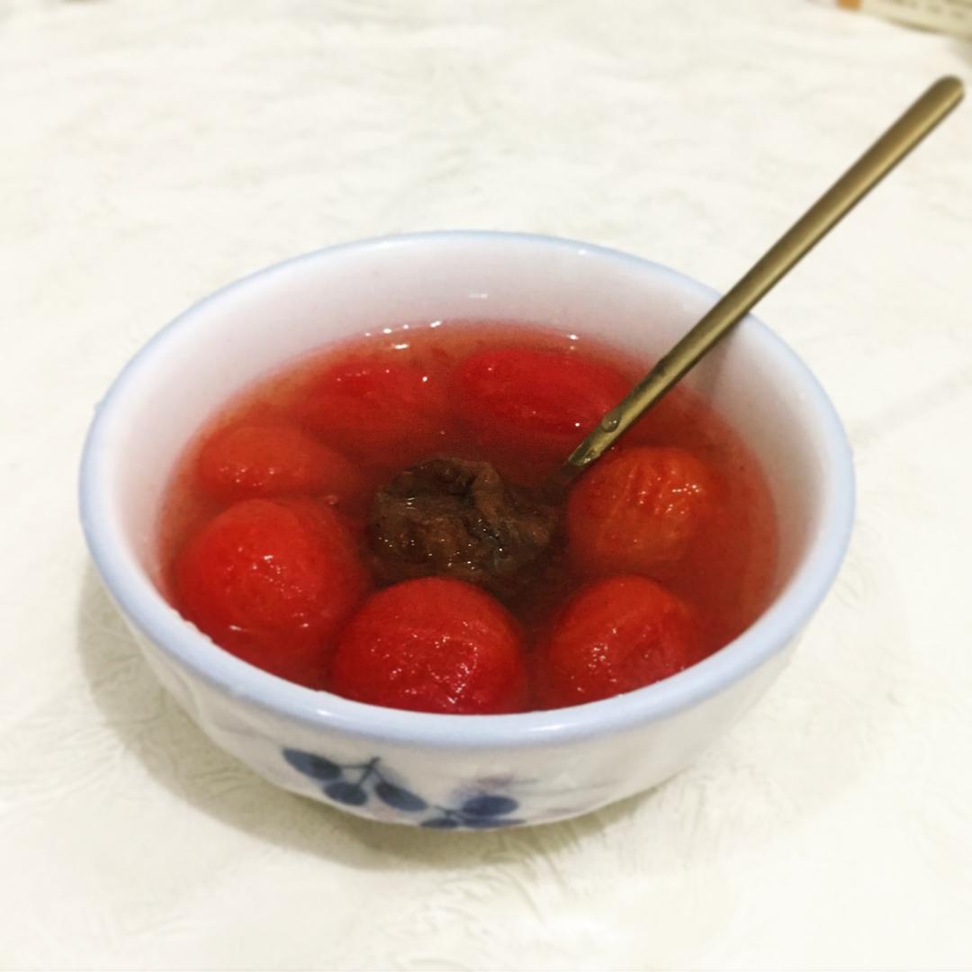 夏秋时节吃的开胃话梅小番茄