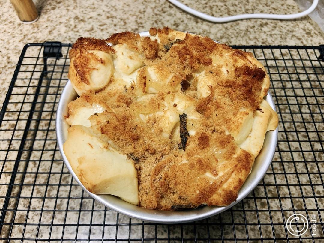 肉松手撕面包—超软会爆浆的面包哟