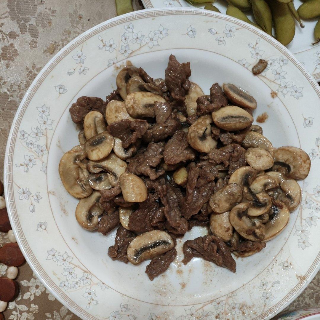 🔥口蘑炒牛肉✅低脂美味无敌嫩