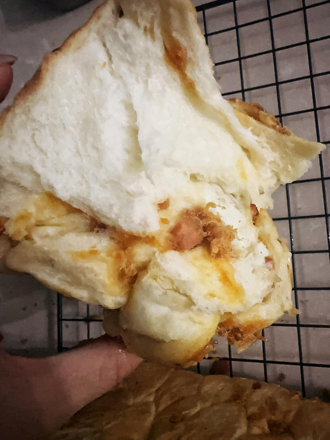 肉松吐司【超多料香爆马苏里拉】