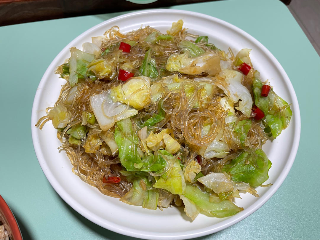 包菜粉丝（粉丝炒包菜）