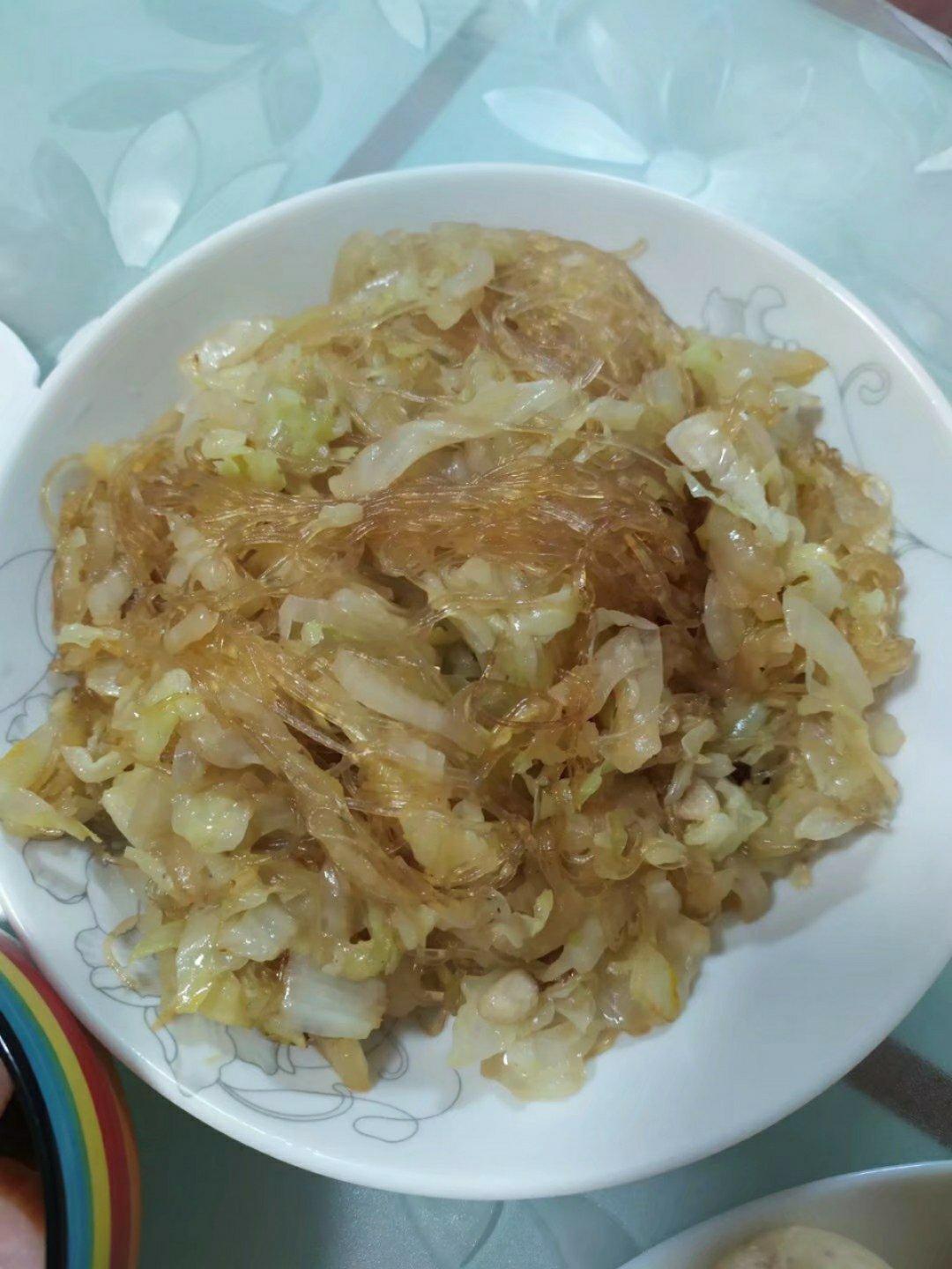 大白菜炒粉丝