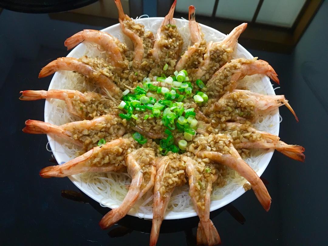 蒜蓉粉丝蒸虾