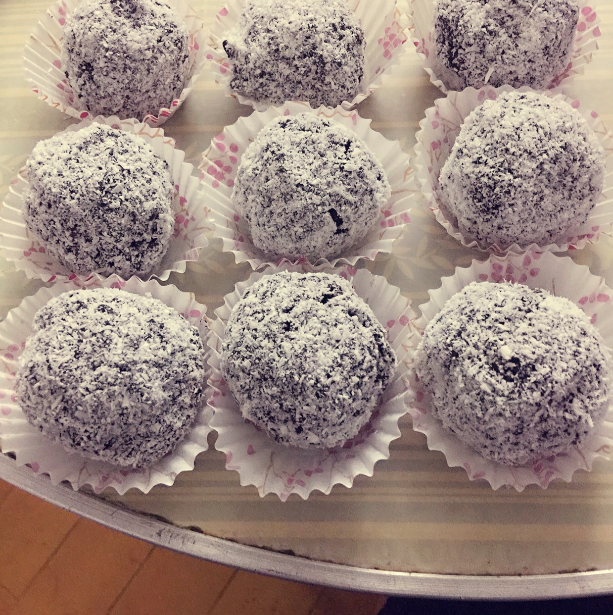 黑米椰丝球
