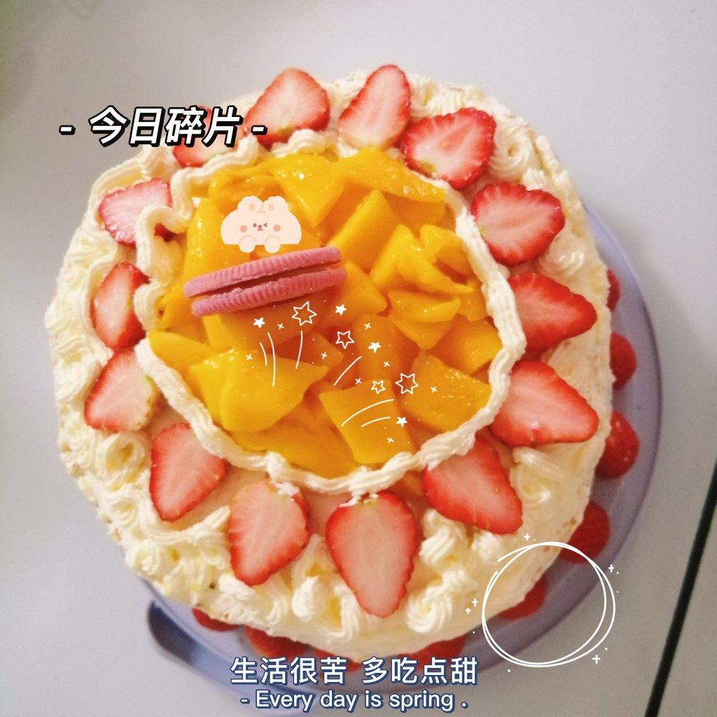 新手必成8寸生日蛋糕（详细多图干货经验分享，解决戚风蛋糕塌陷，奶油饰面涂不好，烤箱温度不好掌握等各种问题）
