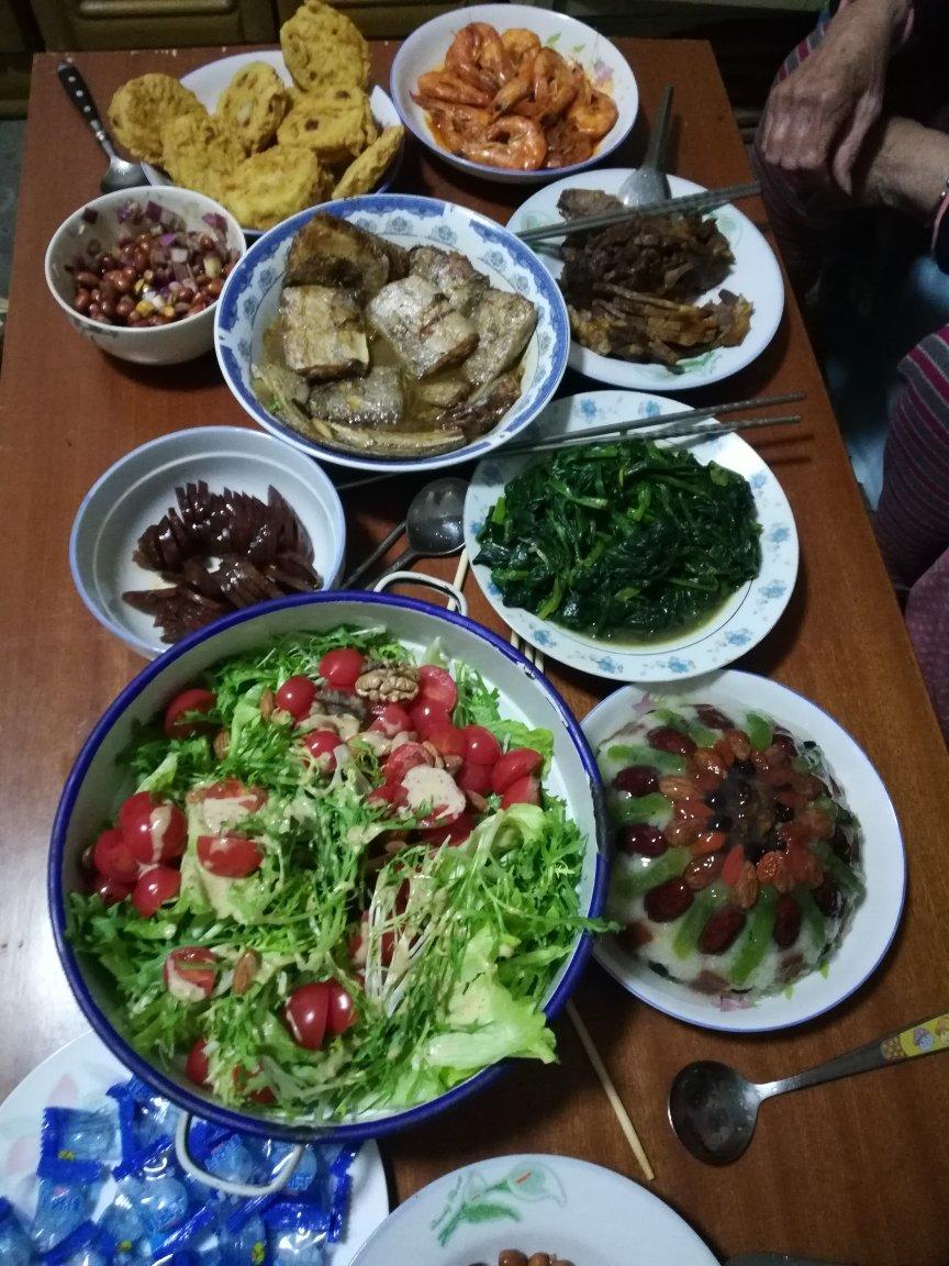 蔬菜火腿沙拉