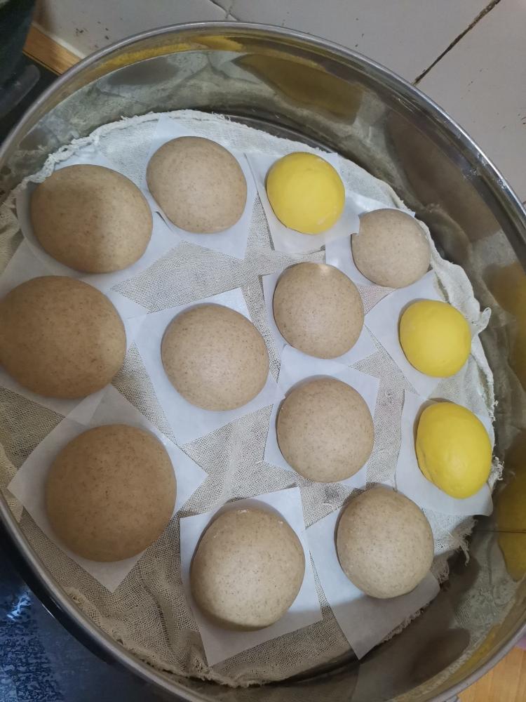 健康食堂 南瓜馒头和全麦馒头的做法步骤图 嬿娘 下厨房